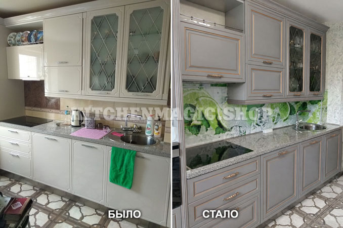 Патина на эмали с золотом для неоклассики