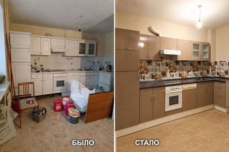 Обновление кухонного гарнитура