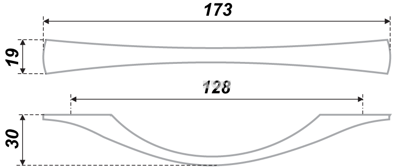 Мебельная ручка RS034