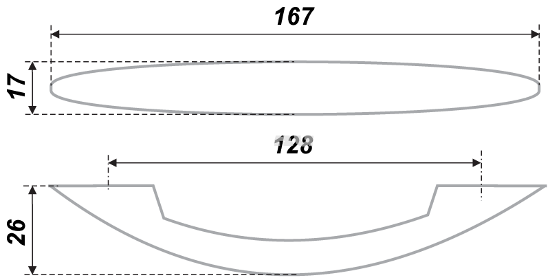Мебельная ручка RS011