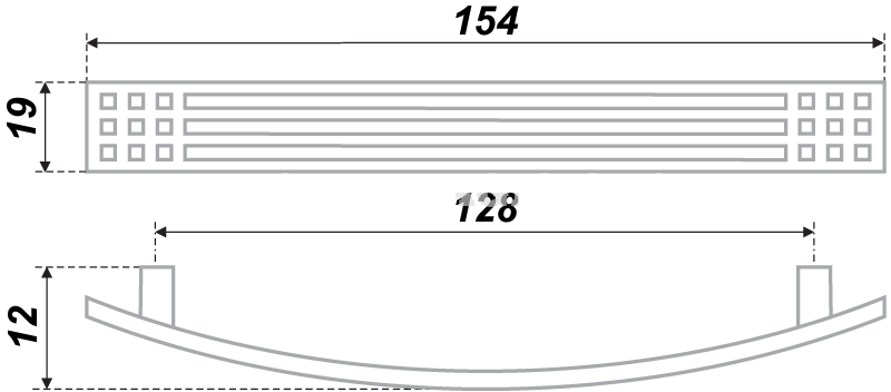 Мебельная ручка RS003